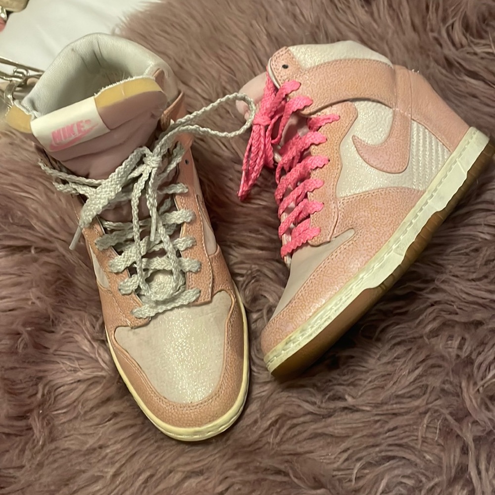 Wedge Nike heel tennis shoes